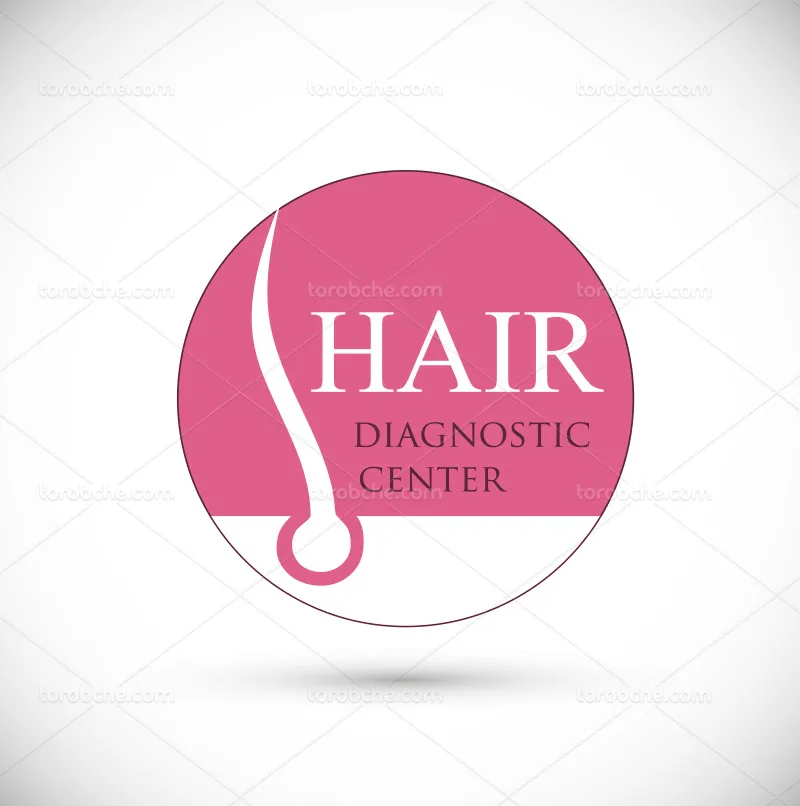 لوگو مراقبت از مو | گرافیک با طعم تربچه