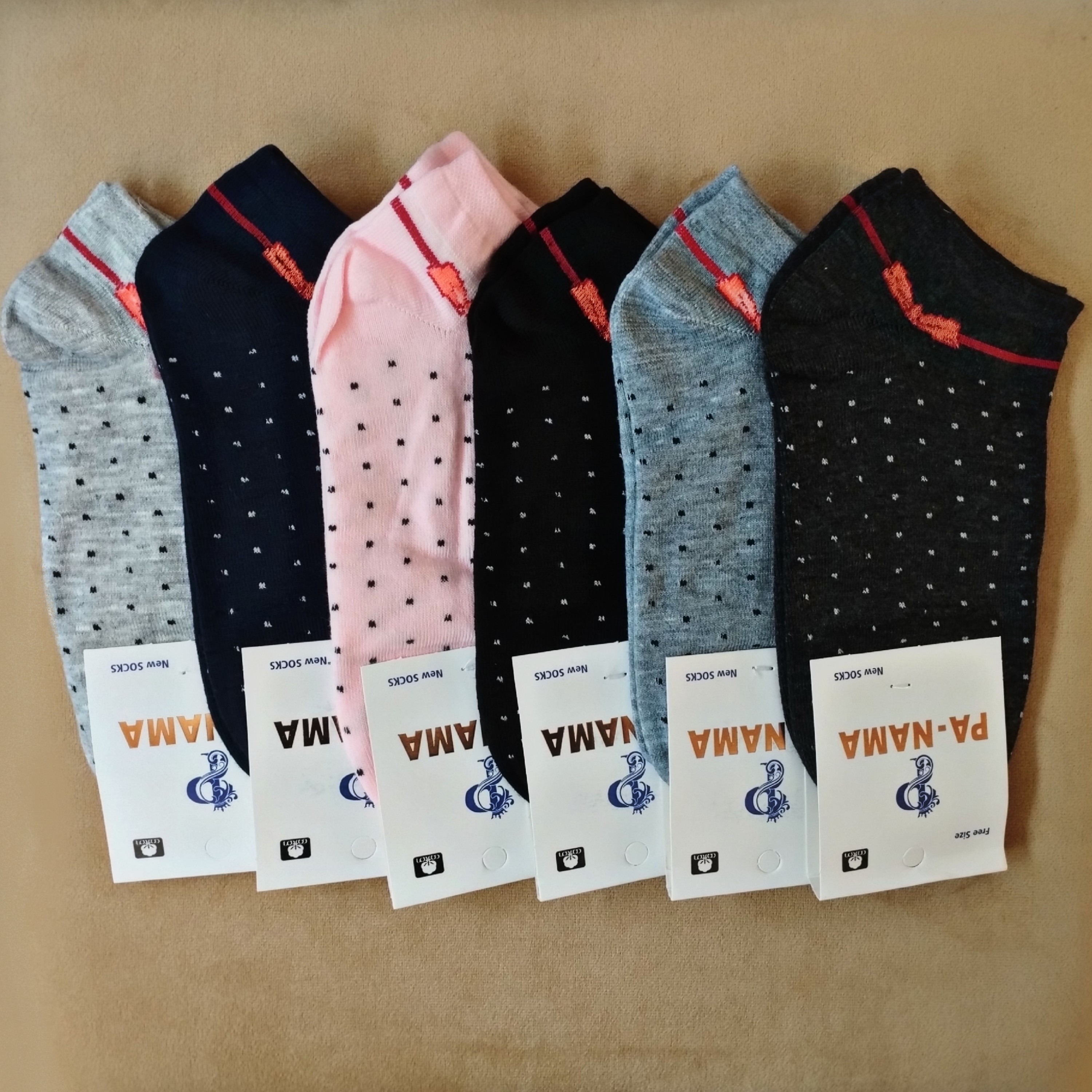 جوراب نخی طرح دار اسپرت