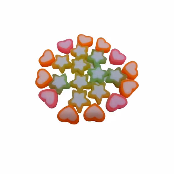 پاک کن مدل مینیون طرح قلب و ستاره بسته 22 عددی