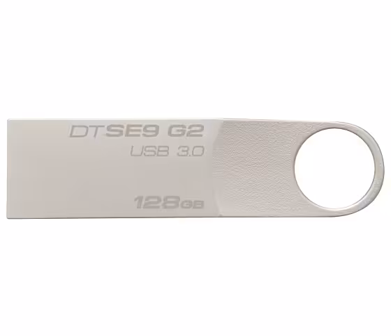 فلش مموری کینگستون مدل DTSE9H G2 با ظرفیت 128 گیگابایت