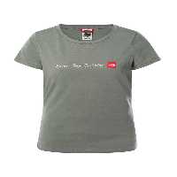 تی شرت سبز زنانه W S s Neverstopexploring Tee eu NF00A6PRV381 The North Face