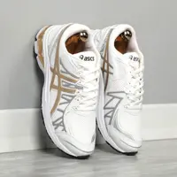 کتونی اسیکس کیانو 20 سفید طلایی Asics Kayano باتیس بوتیک