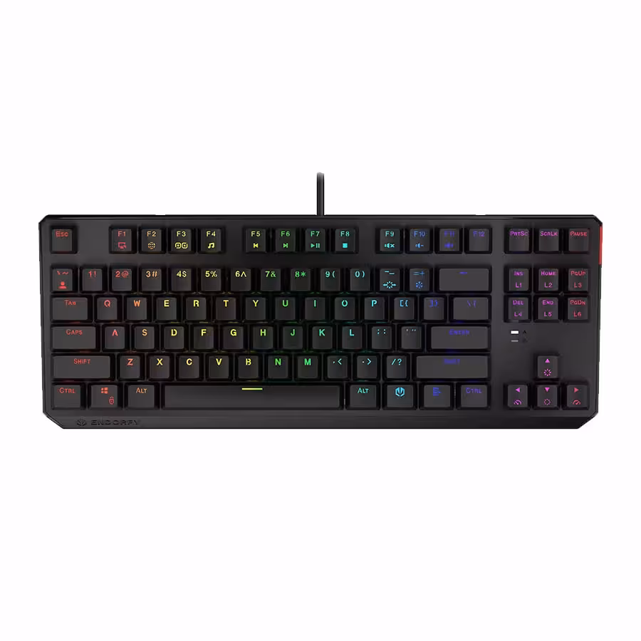 کیبورد مکانیکال ایندورفی Thock TKL Brown Switch