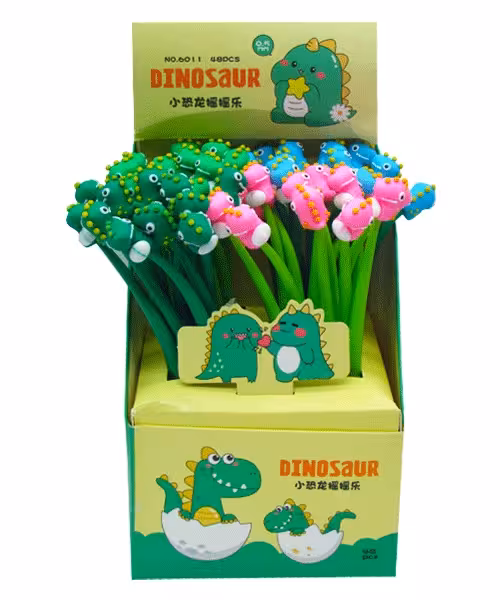 روان نویس فانتزی سیلیکونی دایناسور 6011 (48عددی)