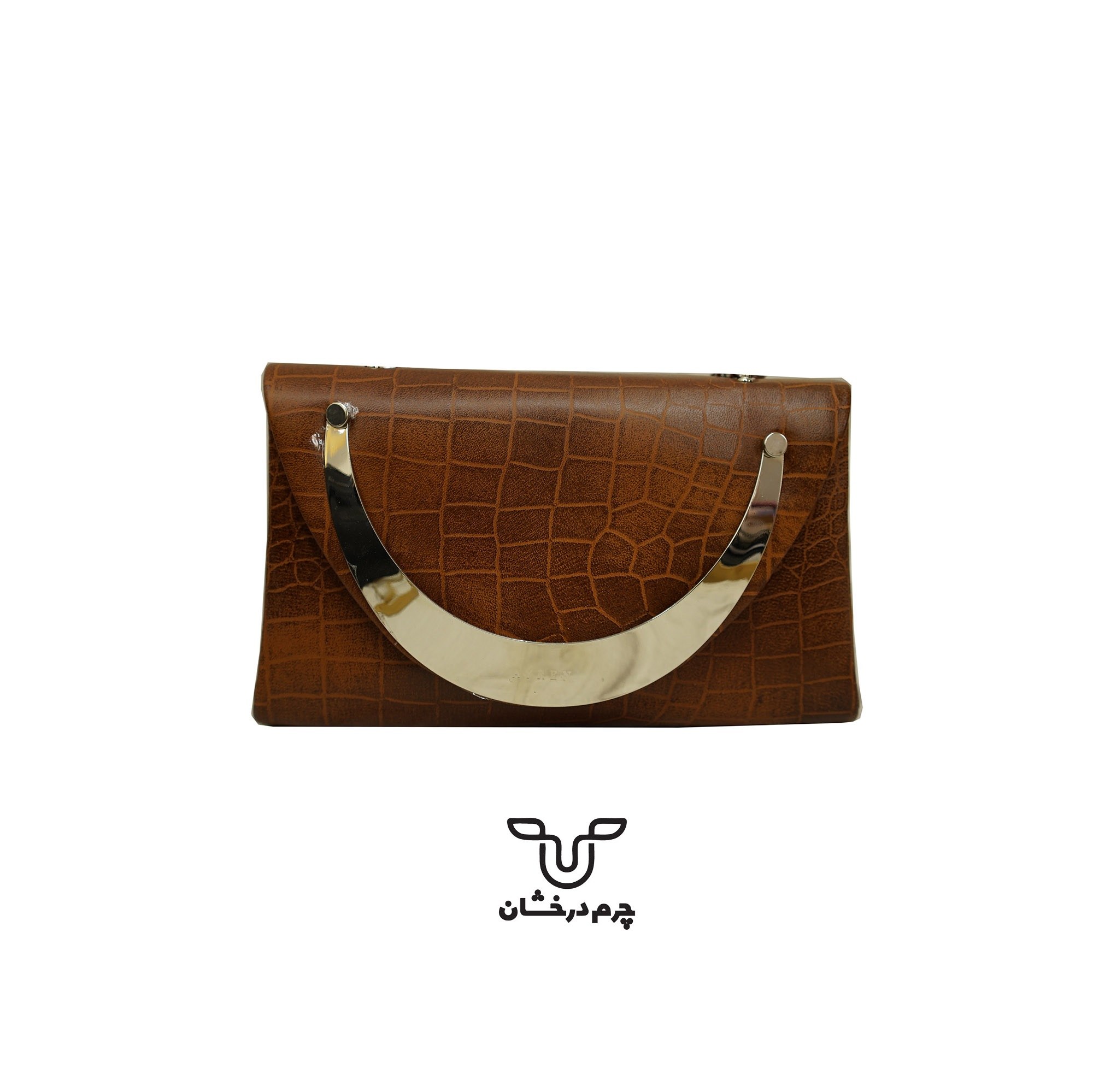 کیف زنانه چرم طبیعی درخشان مدل PB09