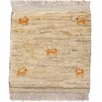 گبه دستبافت مدل مربعی کد  4010837