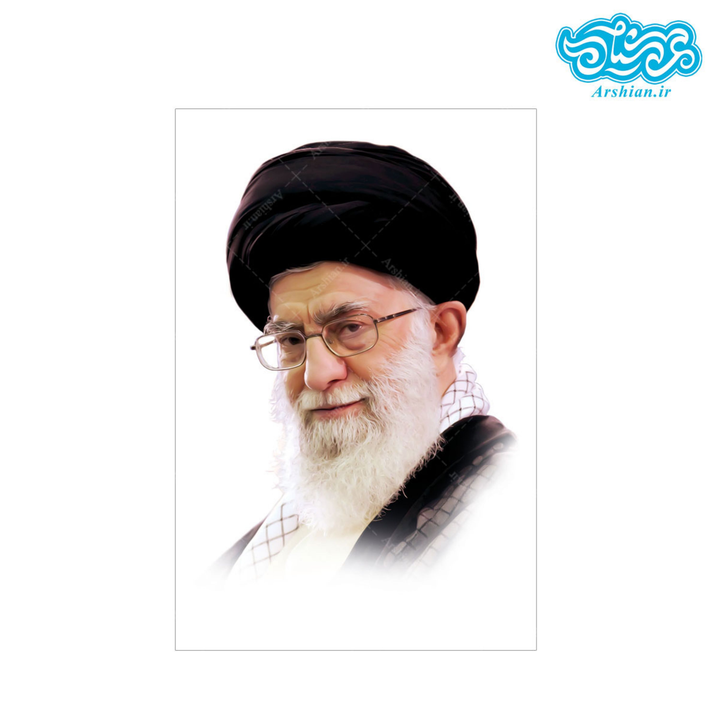 قاب شاسی مقام معظم رهبری 13 در 18 سانتی متر