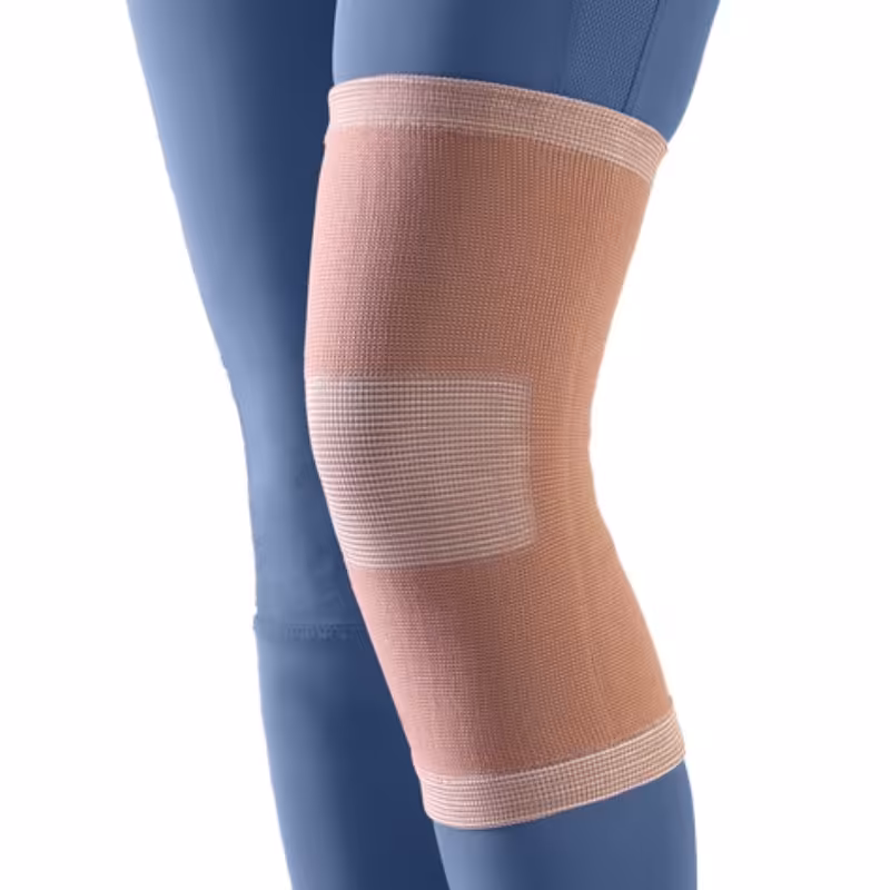 زانوبند کشی ژاکارد مدل طب و صنعت  کد 42600 در سایزهای مختلف یک جفت 