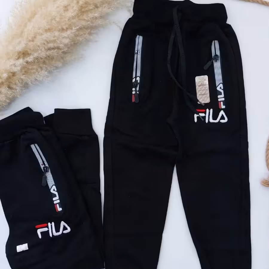 شلوار اسپرت مشکی پسرانه با کیفیت عالی جنس گلکسی سایز 60 تا 2xl