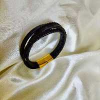 دستبند چرمی 4 لاین