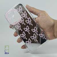 قاب گوشی پوکو c65 دخترانه | آینه ای فانتزی پاپیون Poco C65
