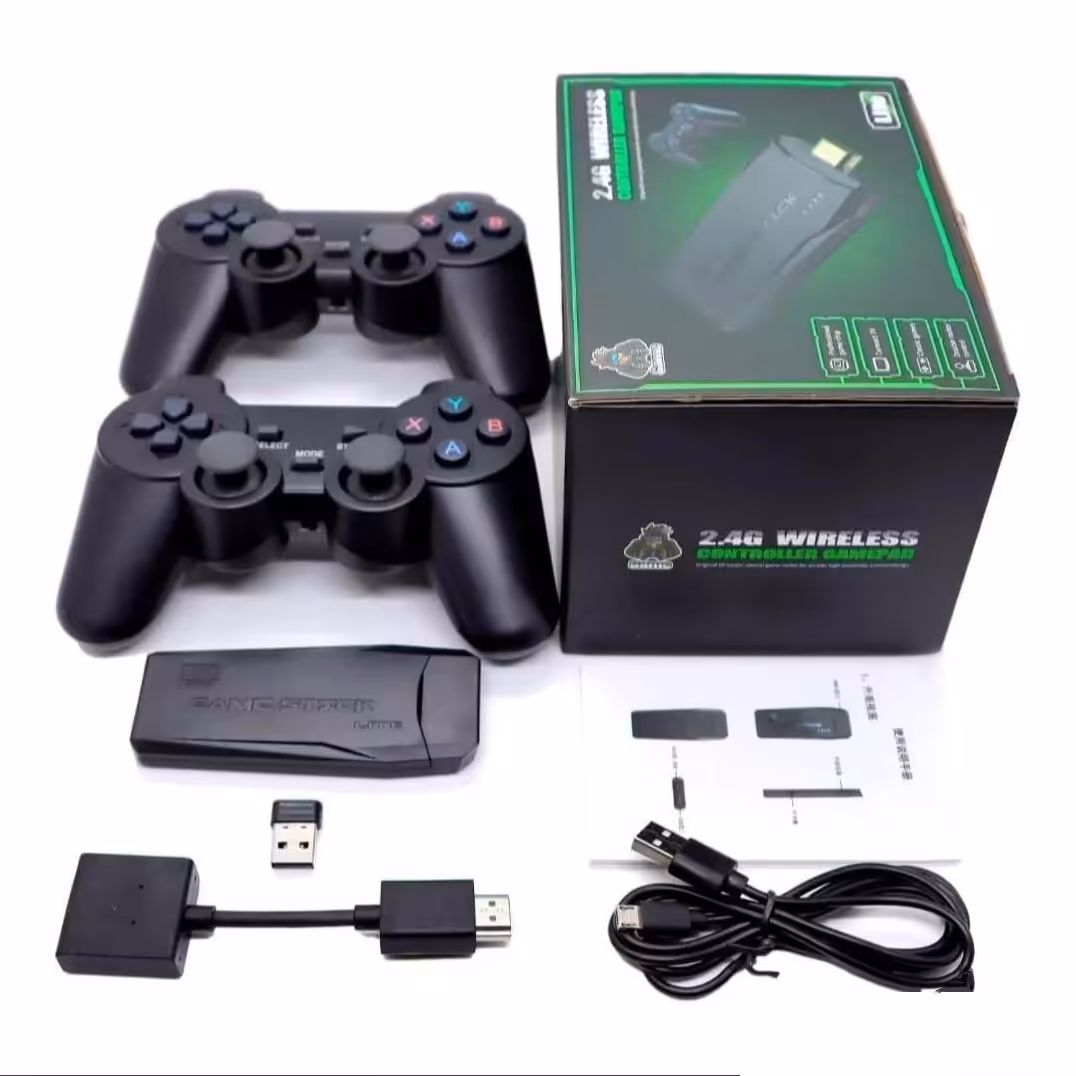 کنسول بازی گیم استیک Lite با دو دسته بیسیم و 10000 هزار بازی ارسال سریع