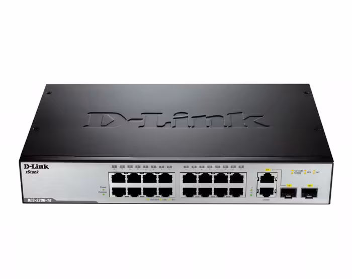 قیمت و خرید سوییچ شبکه امنیتی 10 پورت دی لینک مدل DGS-3200-10 | نت ران