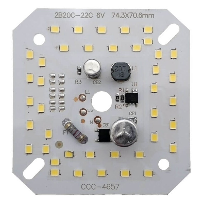 برد لامپ ال ای دی 30 وات  220 ولت