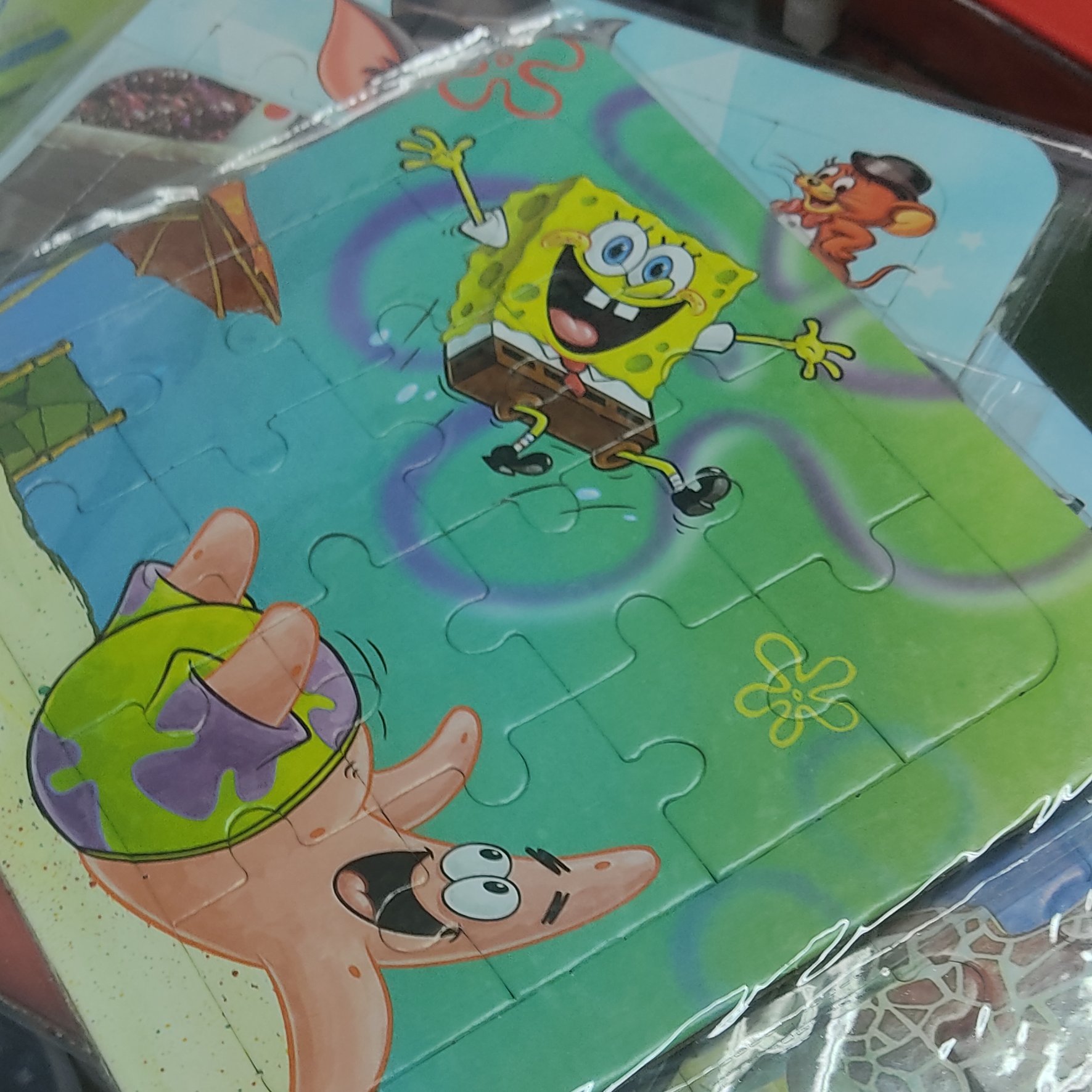 پازل کوچک کودکانه با اسفنجی و کارتونی ویژه سنین پایین