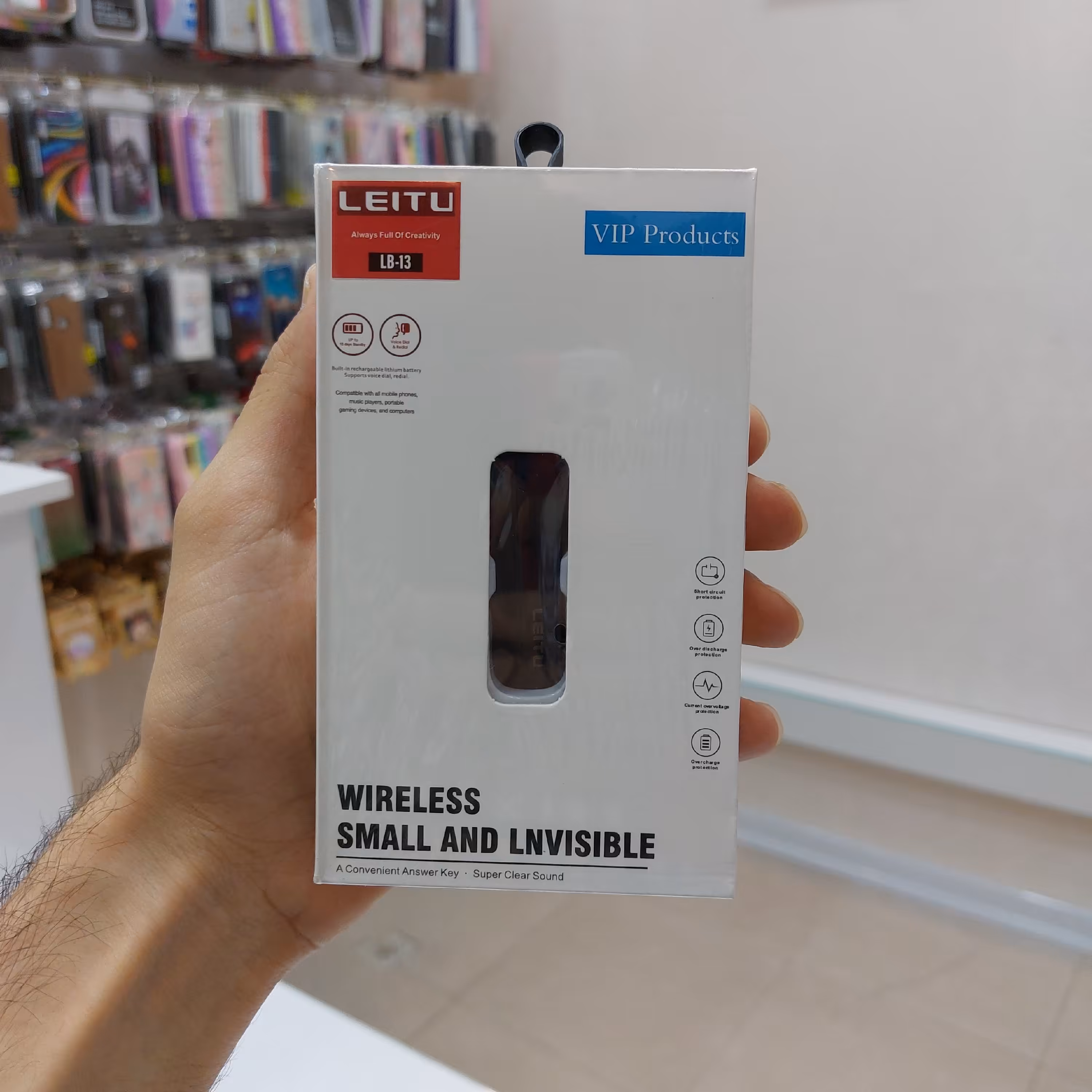 هدست بلوتوث برند LEITU مدل LB-13