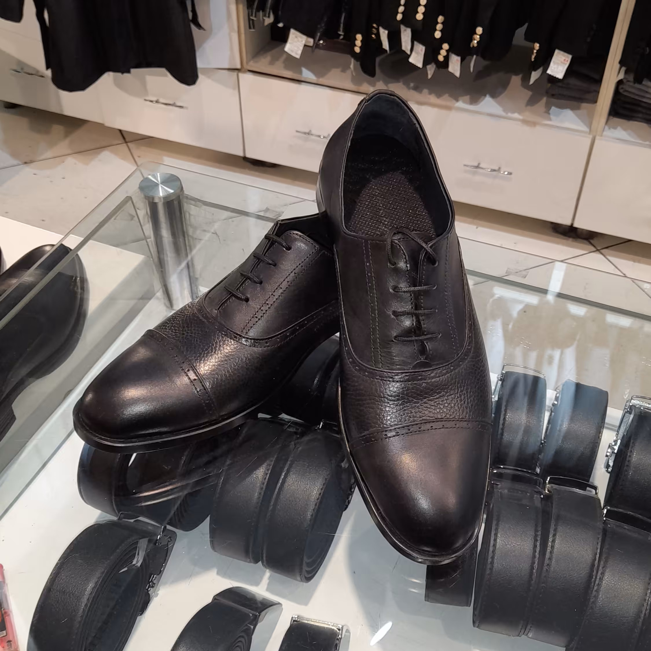 کفش چرمی برت چاپی