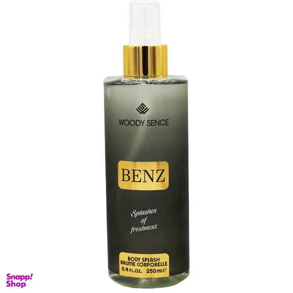 بادی اسپلش مردانه وودی سنس مدل BENZ حجم 250 میلیلیتر
