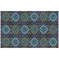 رومیزی مخمل طرح سنتی سایز 140 در 220 مدل T8-16 شرکت رنس
