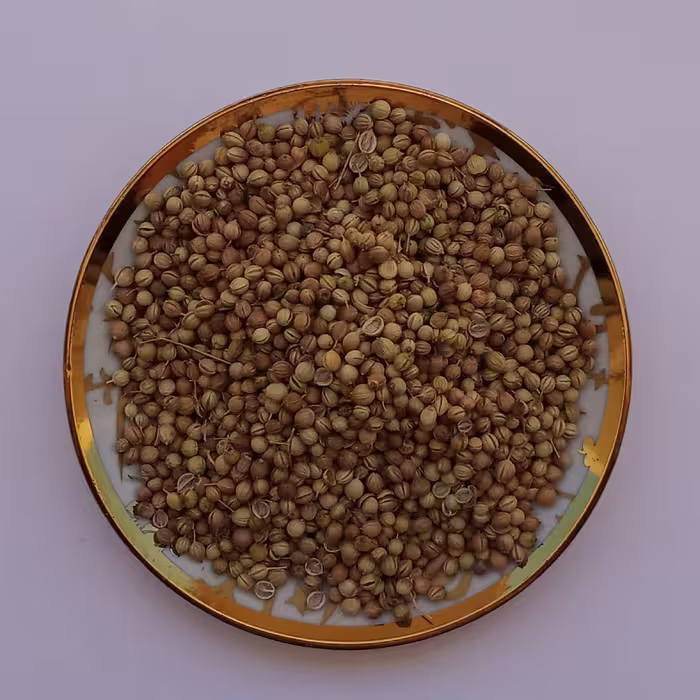 تخم گشنیز درجه یک بومی شسته و تمیز(50گرم)