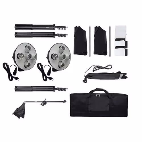 کیت نور ثابت 5 لامپ Diamond Continuous Lighting Kit 5 LAMPS