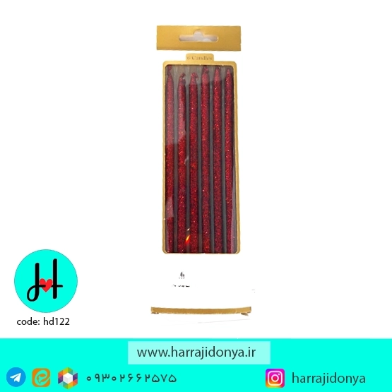 شمع مدادی اکلیلی 6 عددی