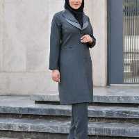 مانتو اداری زنانه پرشیا اداری آرشیدا مدل پرومکس