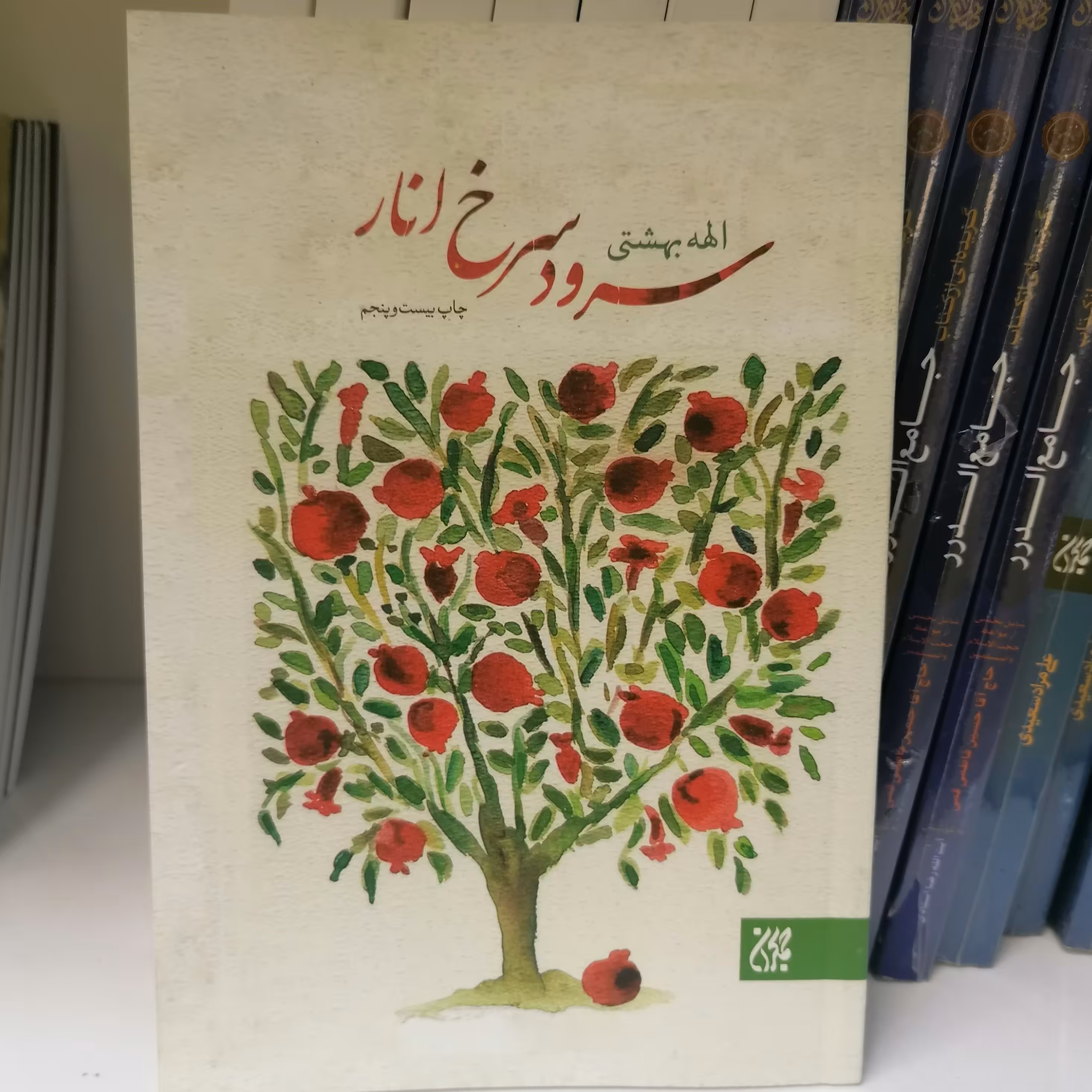 کتاب سرود سرخ انار
 نوشته الهه بهشتی نشر کتاب جمکران 