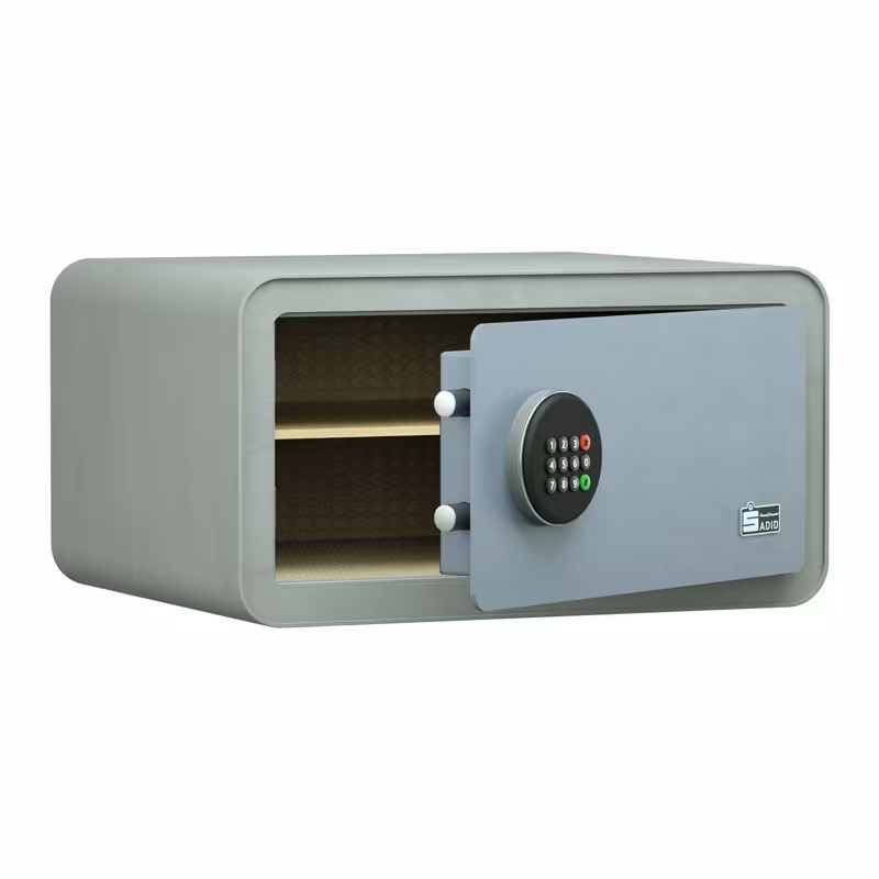 گاوصندوق خانگی الکترونیکی سدید مدل سیف باکس 430W رنگ طوسی