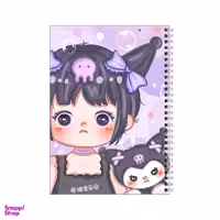 دفتر مشق 50 برگ بامبیلیپ طرح کرومی دخترانه کد 1315197