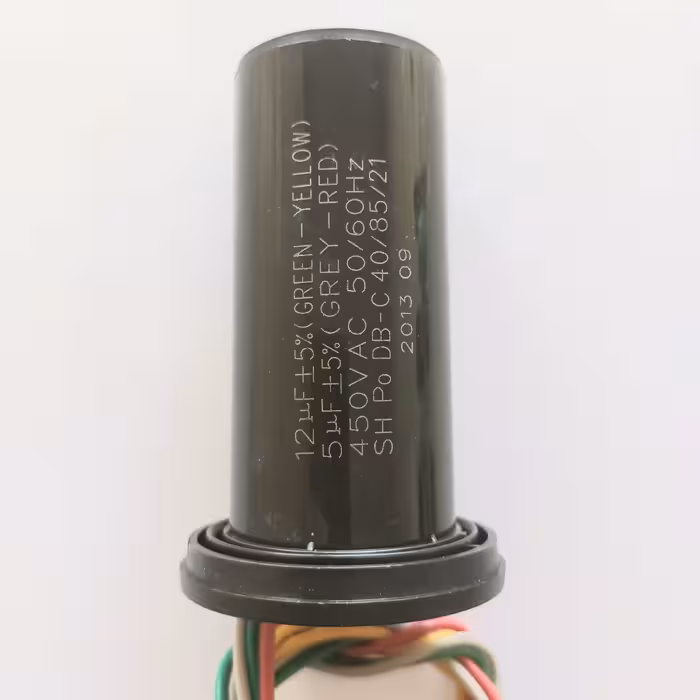 خازن دوقلو 12 و 5 میکرو فاراد