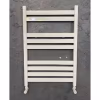 رادیاتور حوله خشک کن استیل 80سانتی مدل 9پره سفید