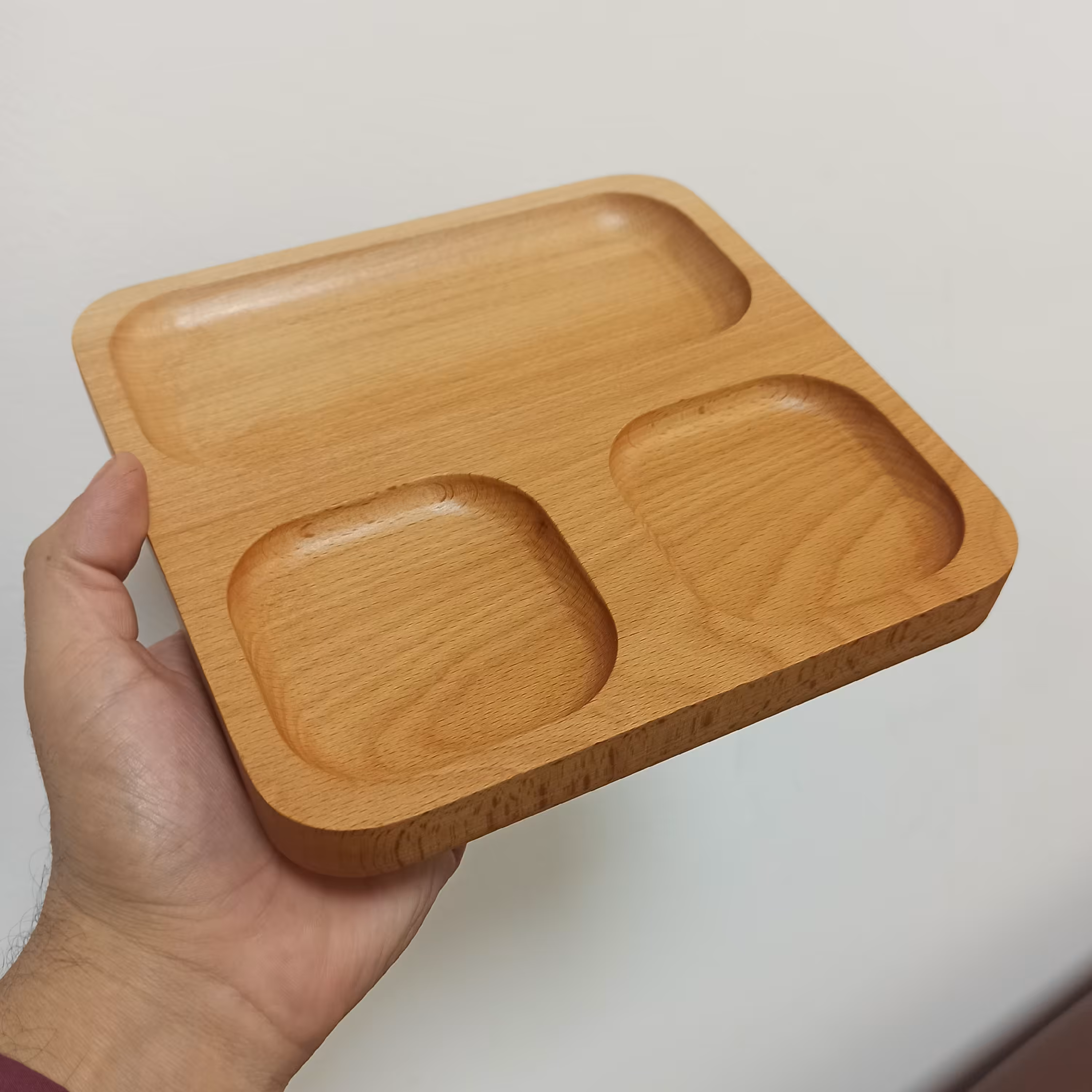 اردو خوری، تخته سرو چوب راش مدل مربع