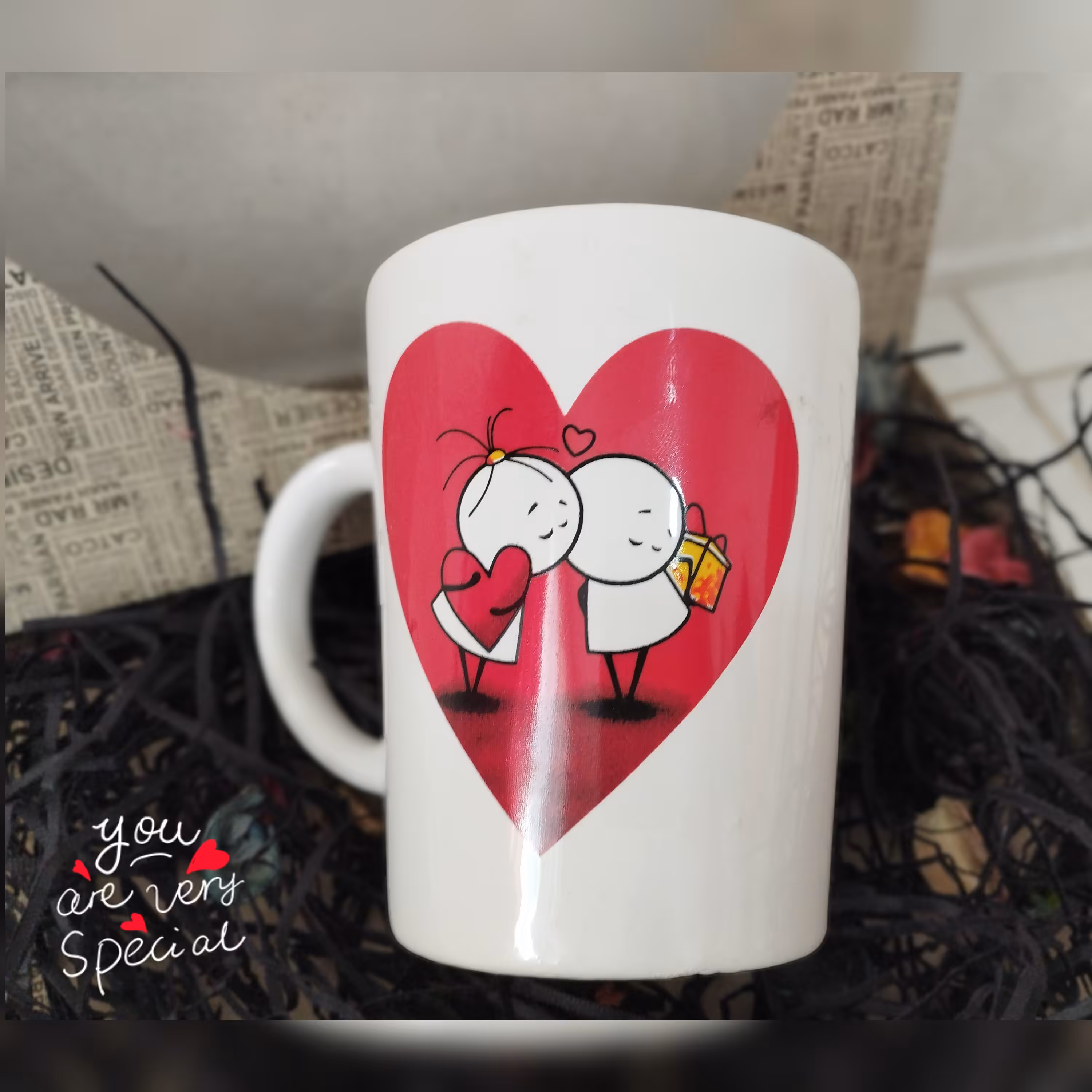 ماگ سرامیکی طرح عاشقانه روز عشق و تولد و.جهت هدیه دادن در مناسبت های مختلف به کسایی که دوسشون داری 