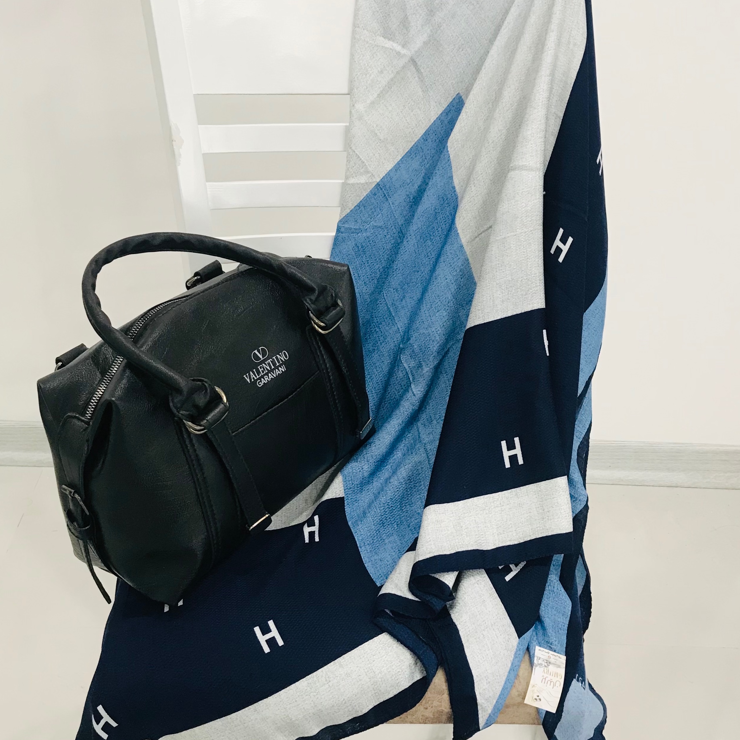 روسری قواره 140 دور دست دوز رنگبندی زیبا ارسال رایگان