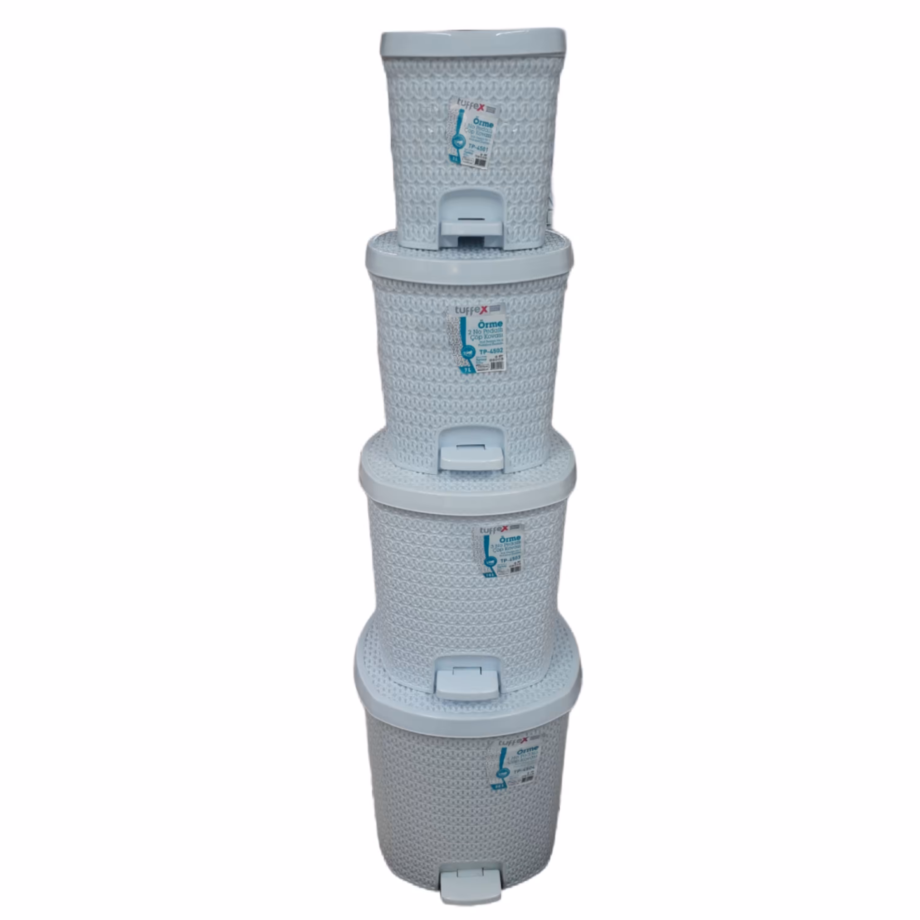 ست سطل پدالی 4 سایز محصول ترکیه