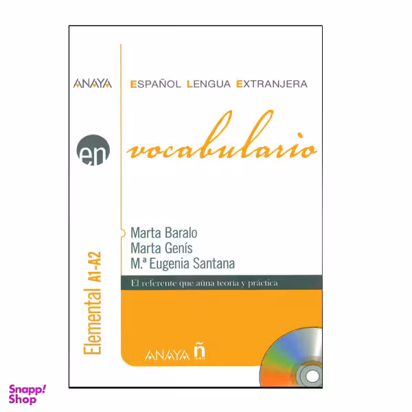 کتاب Anaya Vocabulario A1A2 Elemental اثر جمعی از نویسندگان انتشارات هدف نوین