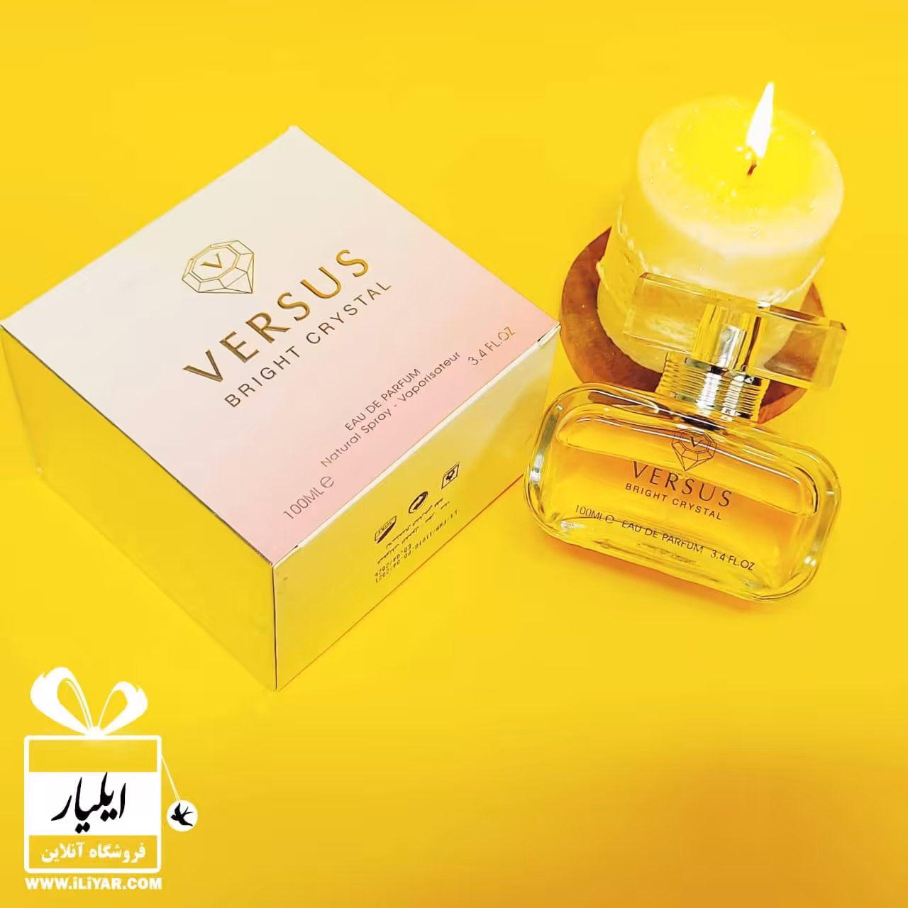 عطر ادکلن ورساچه ورسوس صورتی VERSUS BRIGHT CRYSTAL - حجم 100 میل