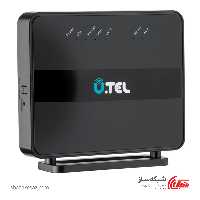 قیمت و خرید مودم روتر ADSL/VDSL یوتل U.TEL V301 وای فای N300 - شبکه ساز