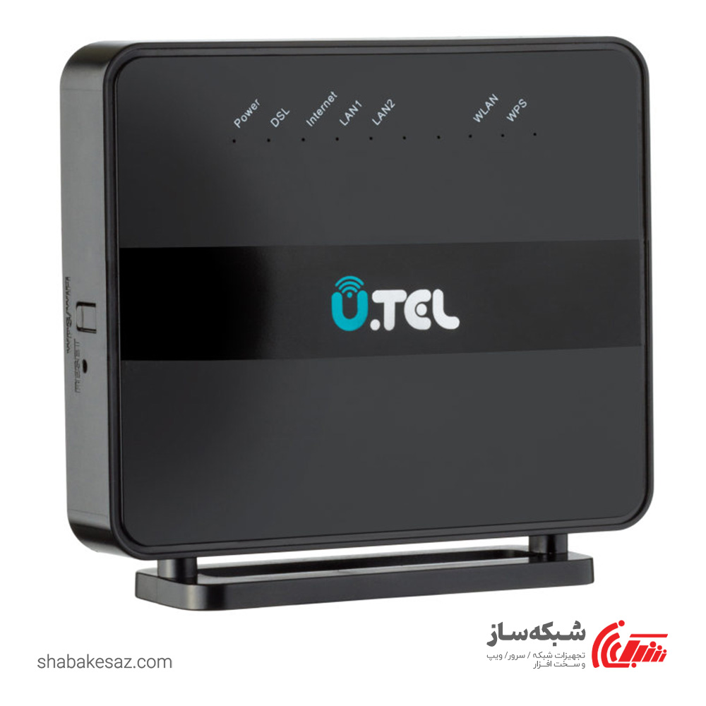 قیمت و خرید مودم روتر ADSL/VDSL یوتل U.TEL V301 وای فای N300 - شبکه ساز