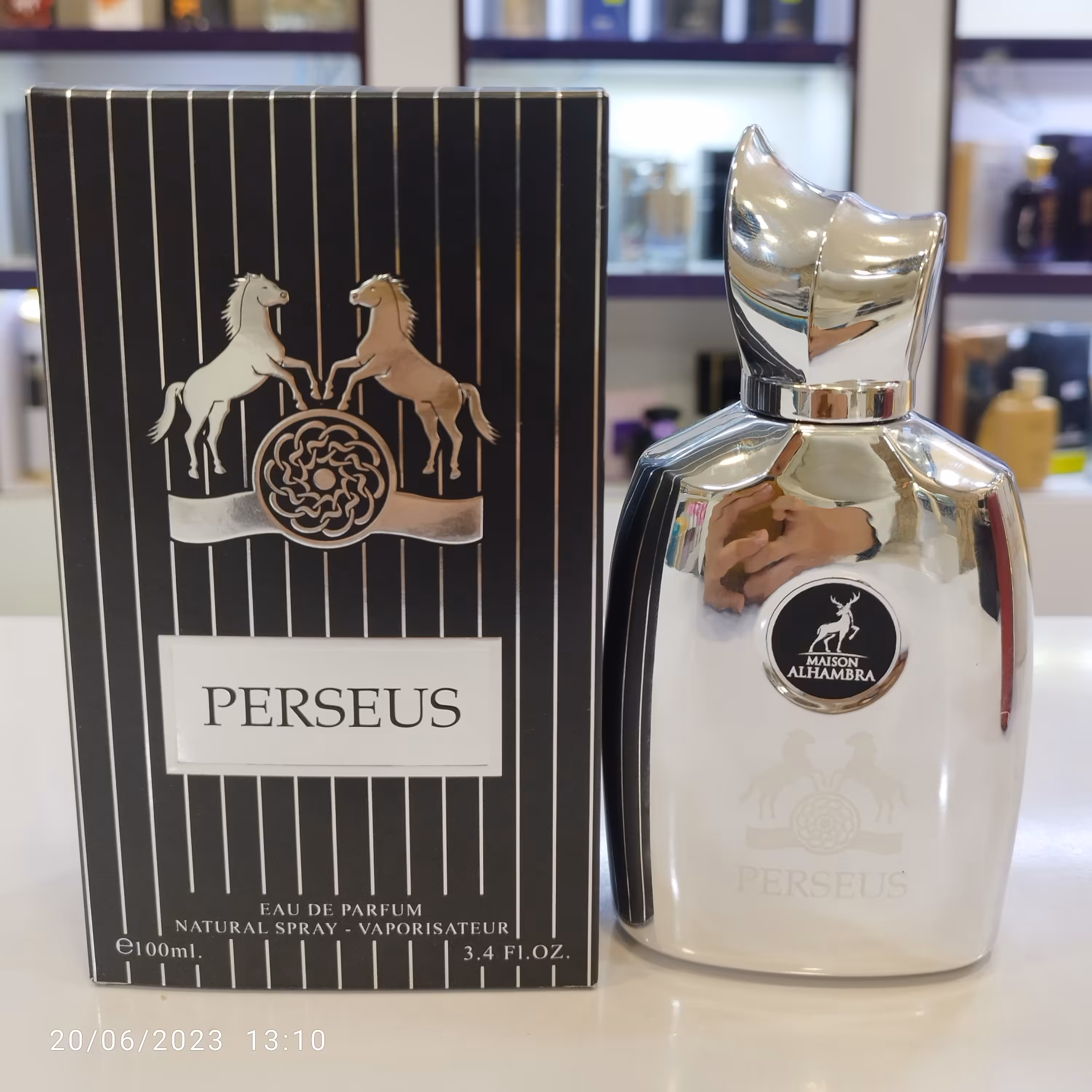 ادکلن 100 میل مردانه الحمبرا پرسوس (مشابه ادکلن مارلی پگاسوس)