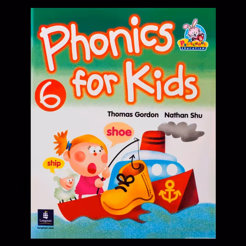 کتاب فونیکس فور کیدز phonics for kids 6 مخصوص آموزش زبان کودکان 