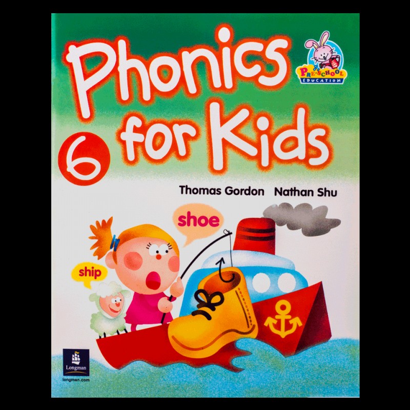 کتاب فونیکس فور کیدز phonics for kids 6 مخصوص آموزش زبان کودکان 