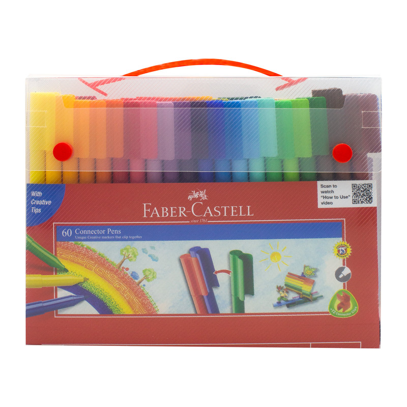 ماژیک رنگ آمیزی فابرکاستل کد 10 بسته 60 عددی