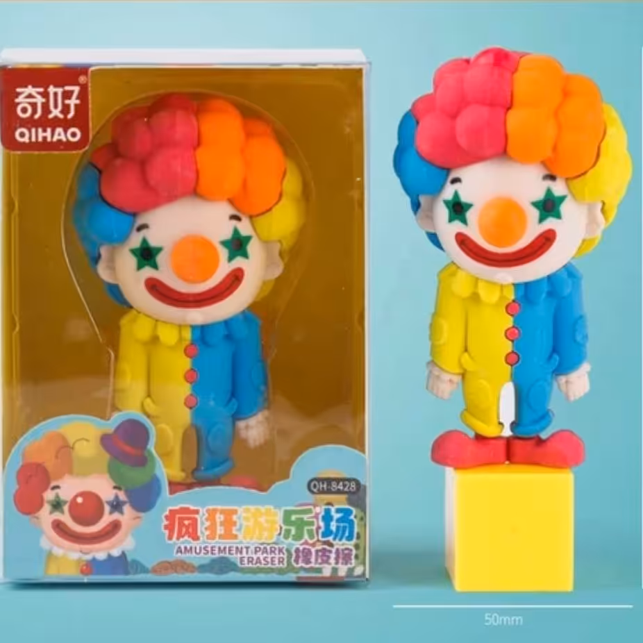 پاک کن فانتزی طرح سیرک مدل دلقک