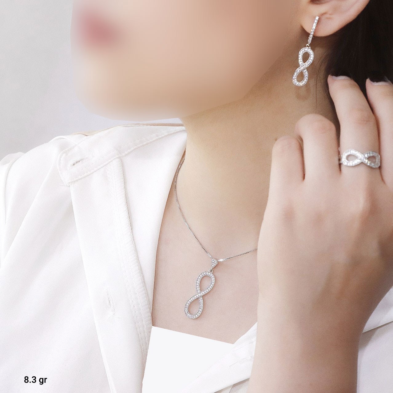 نیم ست  نقره میکرو  10212-9