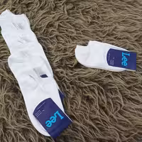 جوراب کالجی سفید مارک lee