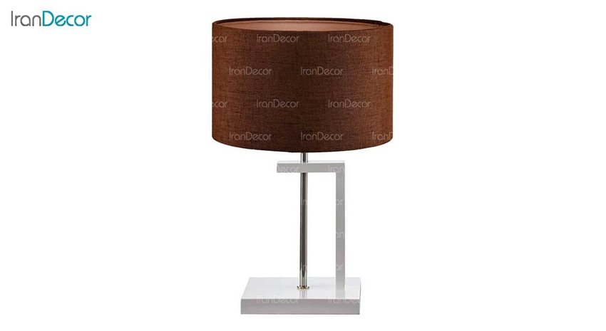 آباژور رومیزی چشمه نور مدل MT7028-WT قهوه ای