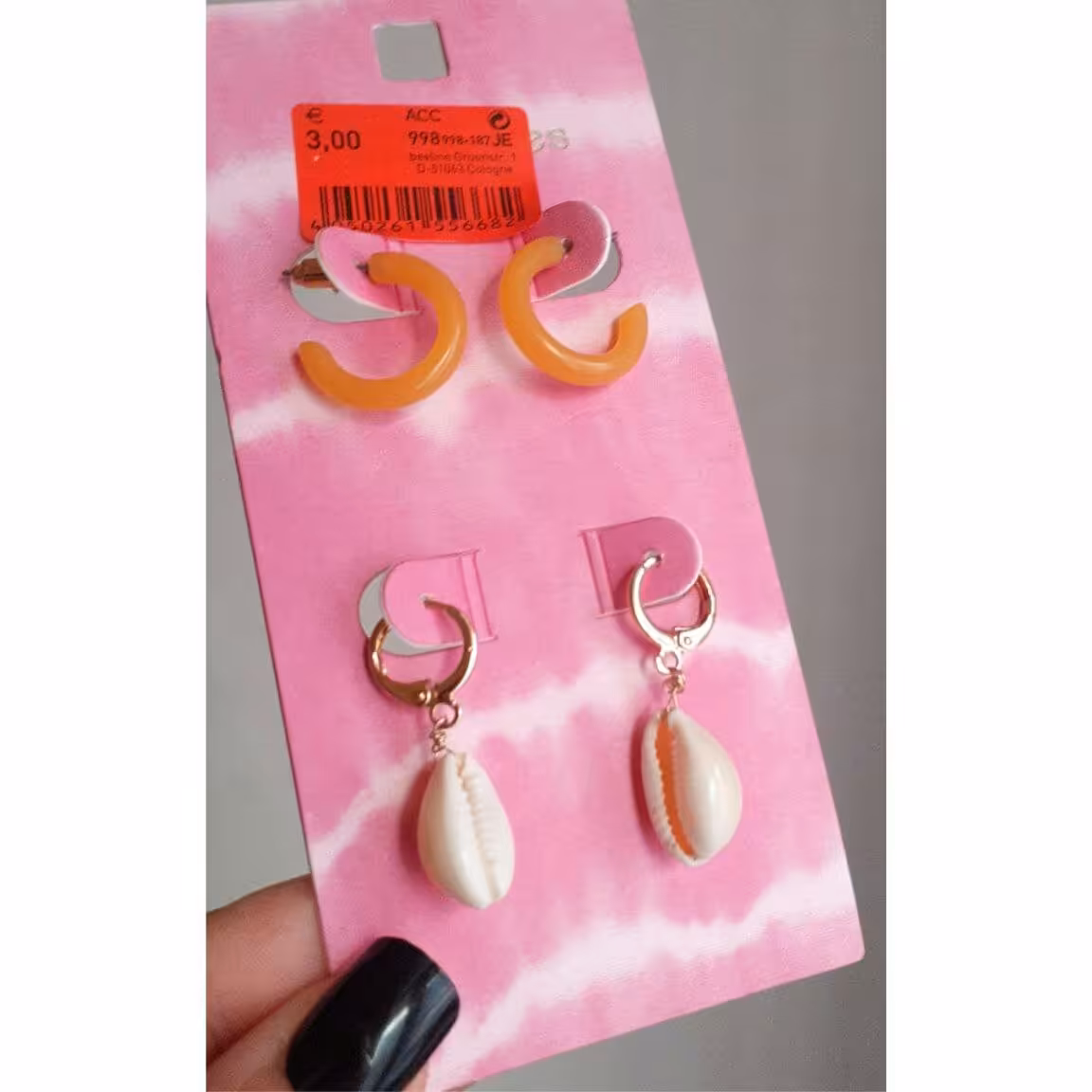 پک گوشواره صدفی پک گوشواره رنگی پک گوشواره زیبا وشیک