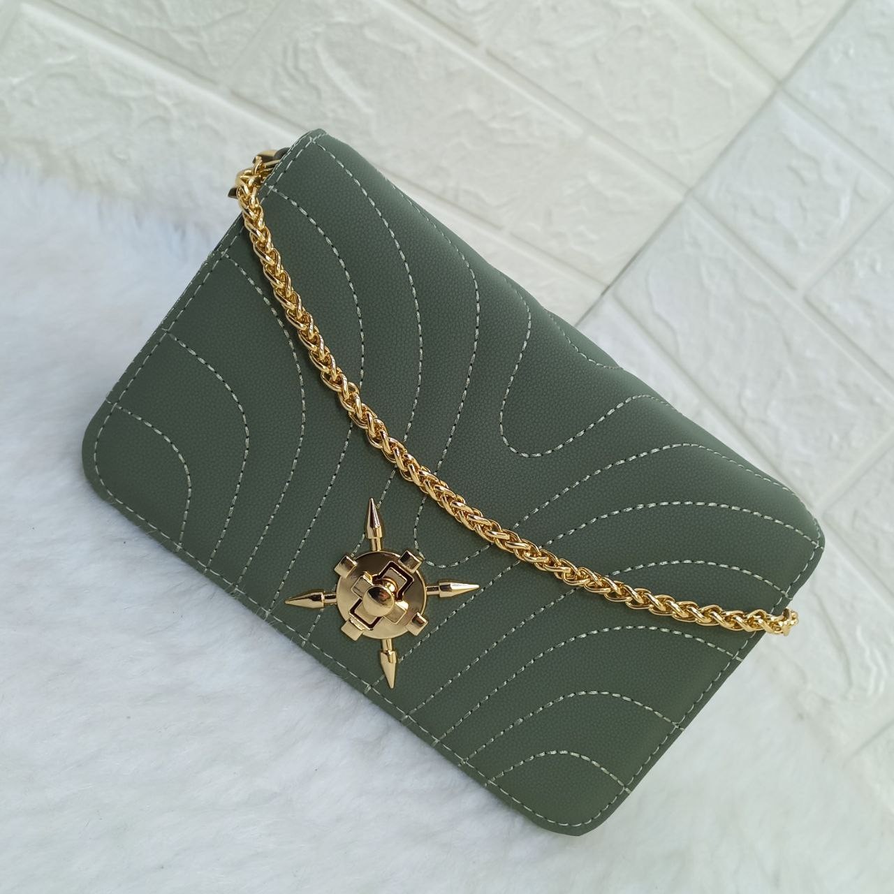 کیف زنانه مجلسی رنگبندی دار